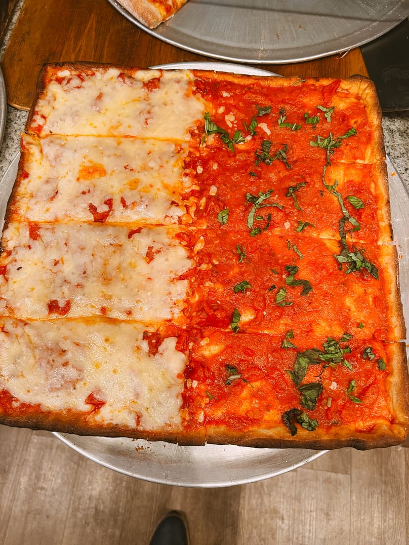 Exterior view of Mama Mia's Italian Restaurant in Egg Harbor Township New Jersey showing welcoming storefront